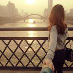 guangzhou bridge hold hands female
