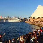 Sydney Harbor Opera House Crowd