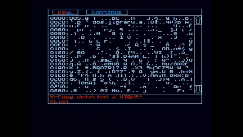 X-Copy Professional Virus Detected On Amiga 500 Floppy Disk