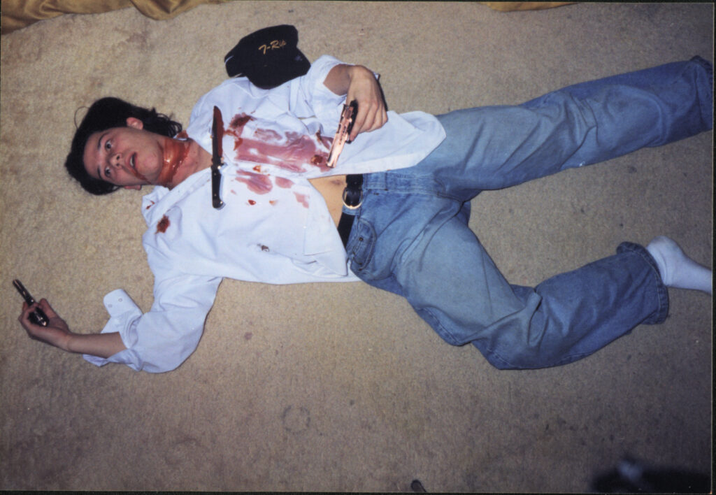 Morbid Death Picture Of Tony Eleninovski Snapped In Bedroom On June 25, 1997