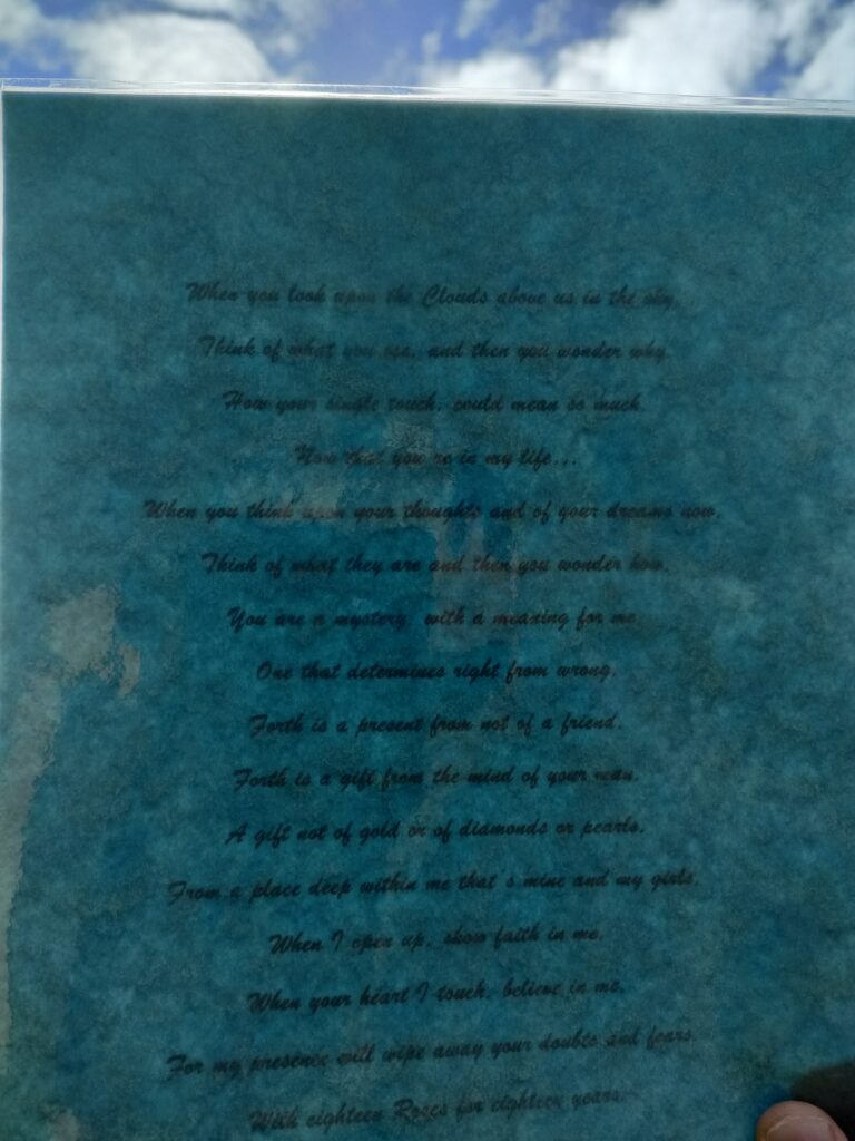 Jodie's Birthday Poem - August 18, 1997