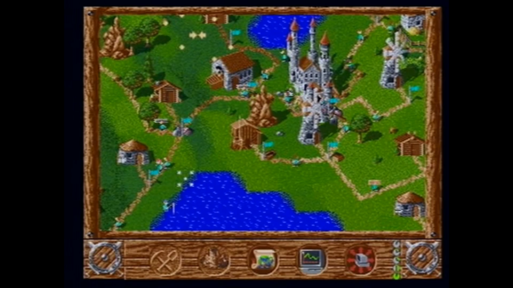 The Settlers By Blue Byte For Amiga 500 Settlers Build Mine Fishing