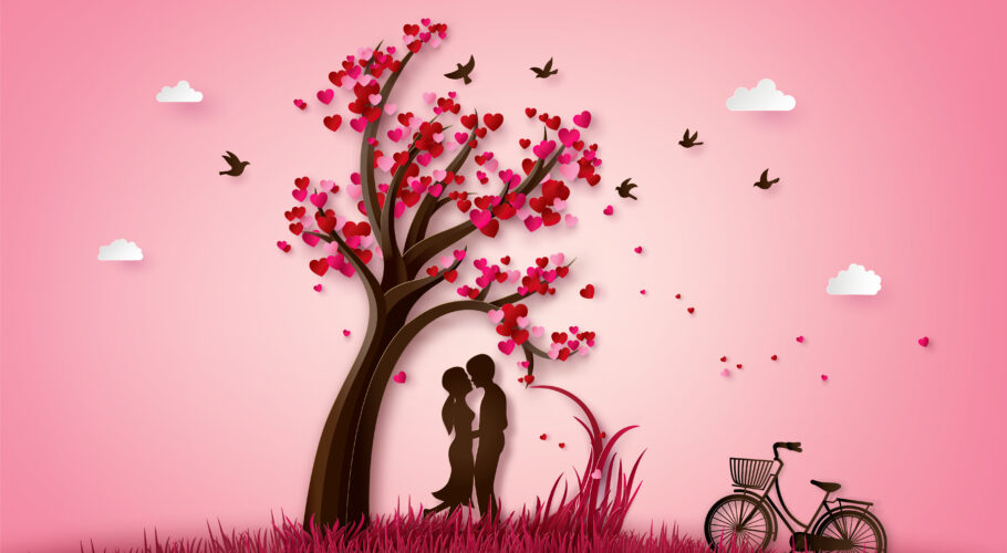 Two Lovers Under A Tree
