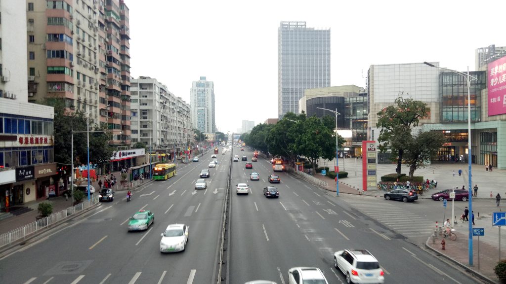 Guangzhou Main Road Metra Station And Shopping Centre Mall