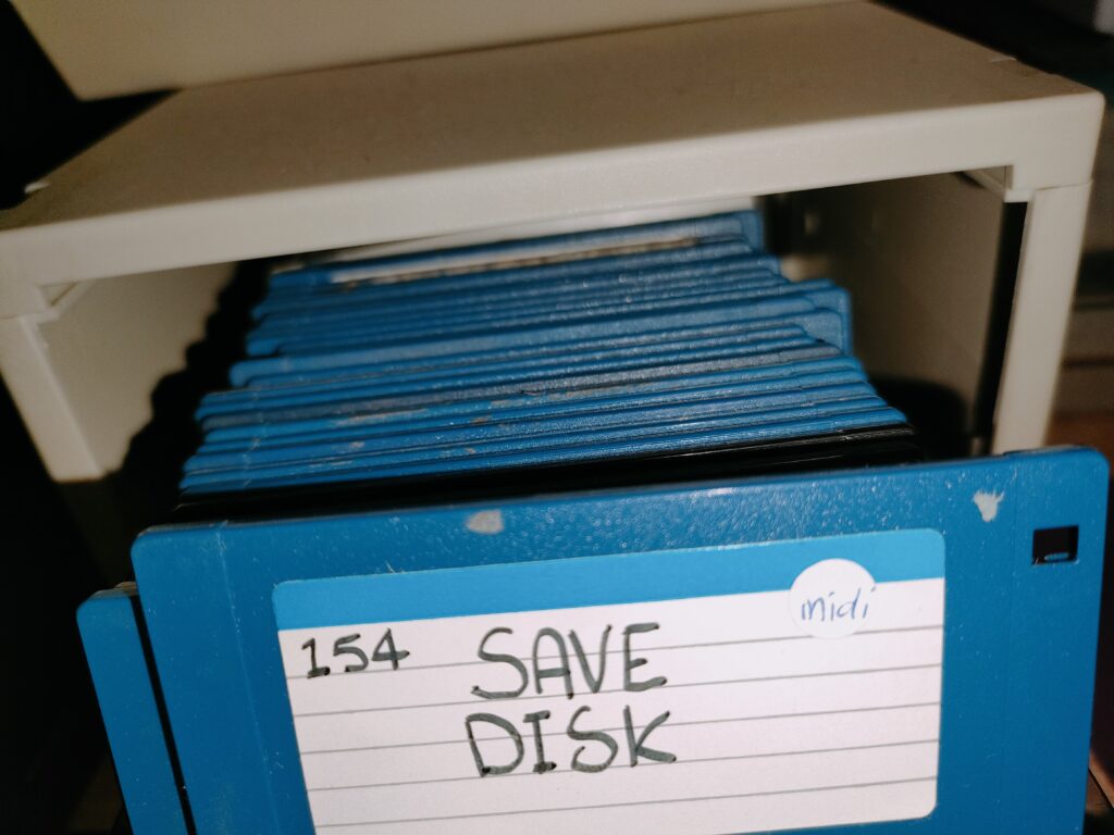 Amiga 500 Floppy Disks Case Tray Opened