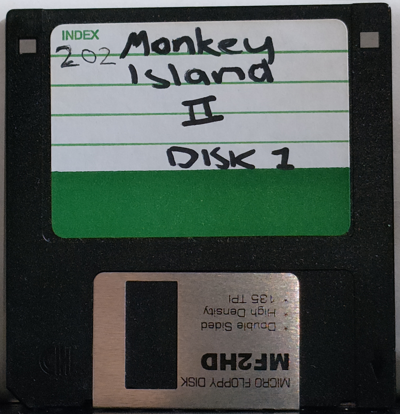 Monkey Island II 3.5 Inch Floppy Disk 1