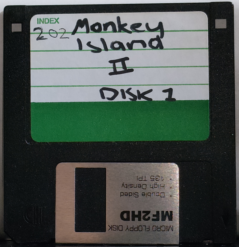 Monkey Island II 3.5 Inch Floppy Disk 1 