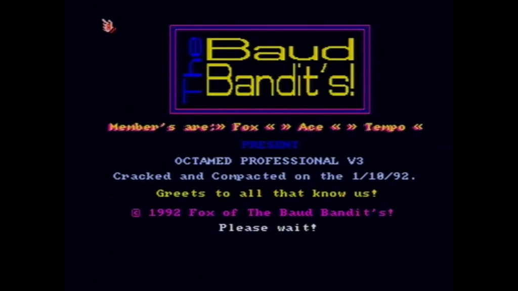 Octamed Baud Bandits Crack Screen