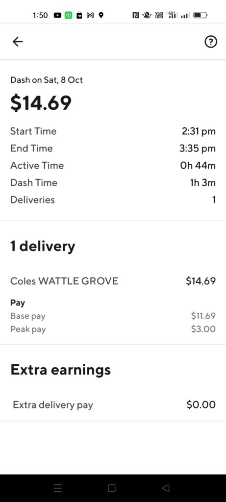 DoorDash Delivery Driver App Screens