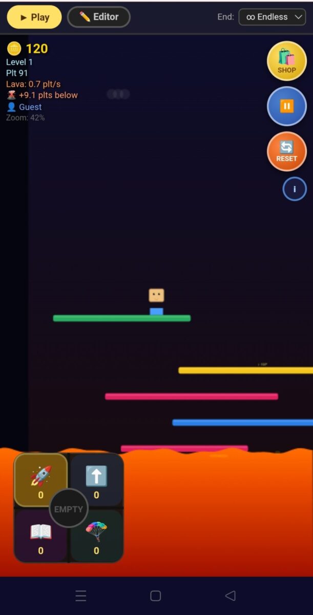 Floor Is Lava screenshot; 2026-04-29