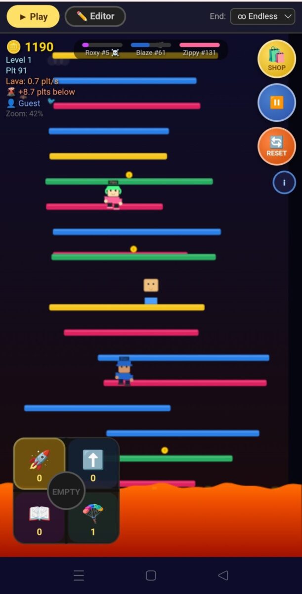 Floor Is Lava screenshot; 2026-04-29