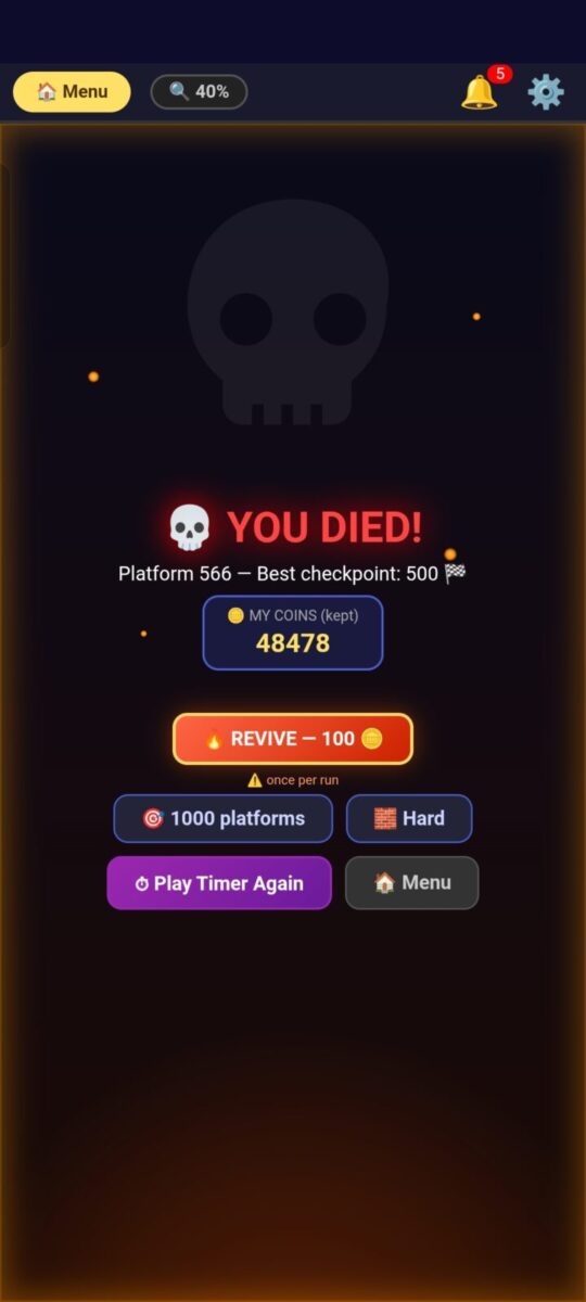 Floor Is Lava screenshot; 2026-07-24