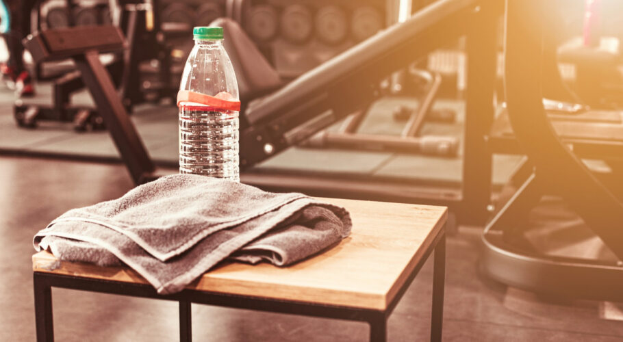 Water Bottle And Towel Fitness Equipment In Bodybuilding ym
