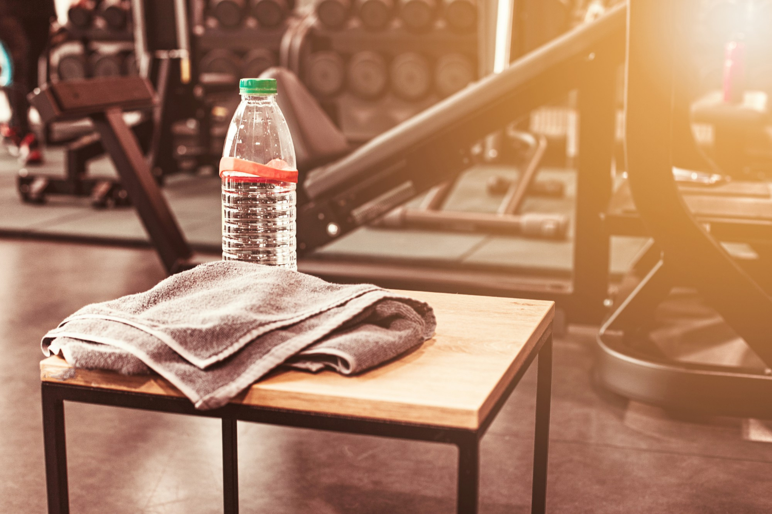 Water Bottle And Towel Fitness Equipment In Bodybuilding ym