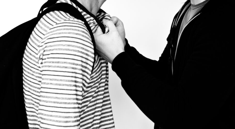 aggression arguing two teenage males conflict and fight