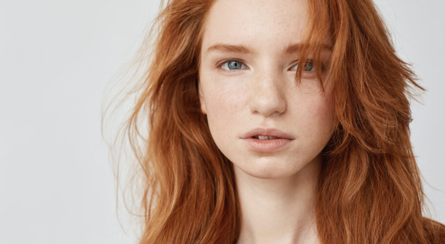 close up beautiful natural redhead kathryn