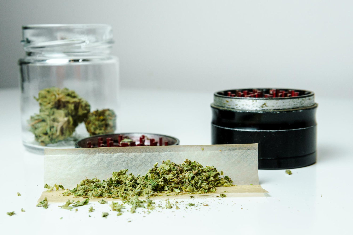 close up medical marijuana buds herbal alternative medicine