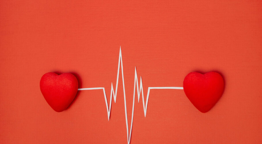 rhythm two hearts heartbeat cardiogram writing a poem