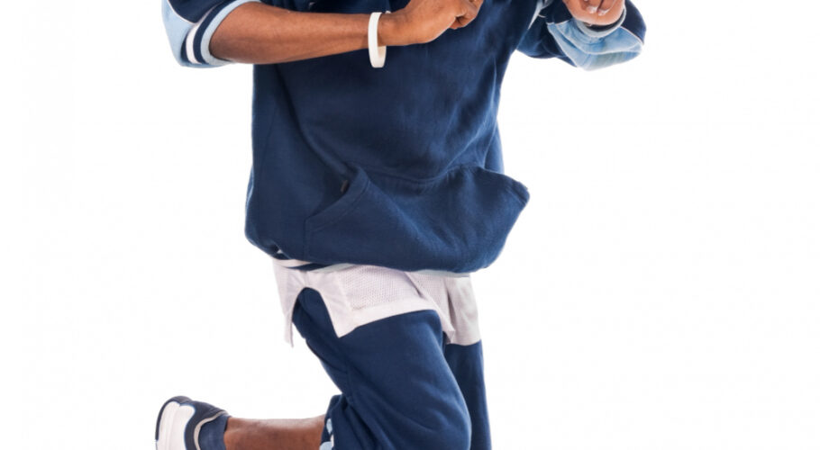 cool hip hop young man white rap