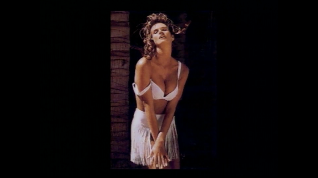 Elle Macpherson Posing White Bra White Skirt
