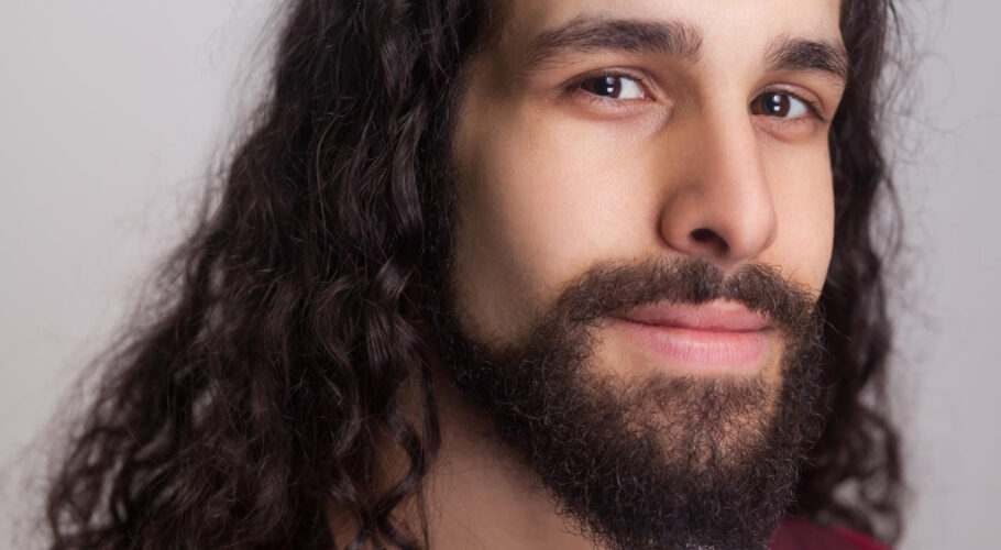 emotional bearded man imad