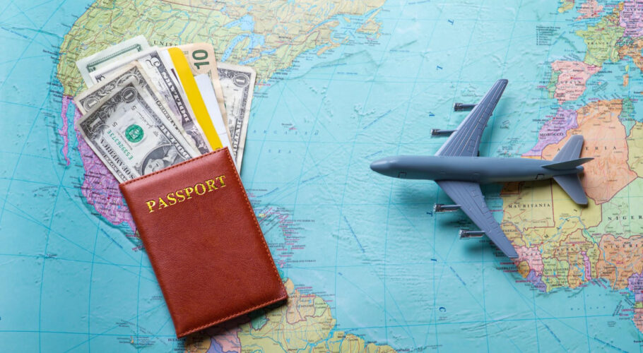 passport toy plane china map with passport money choose best destination fly across ocean america australia