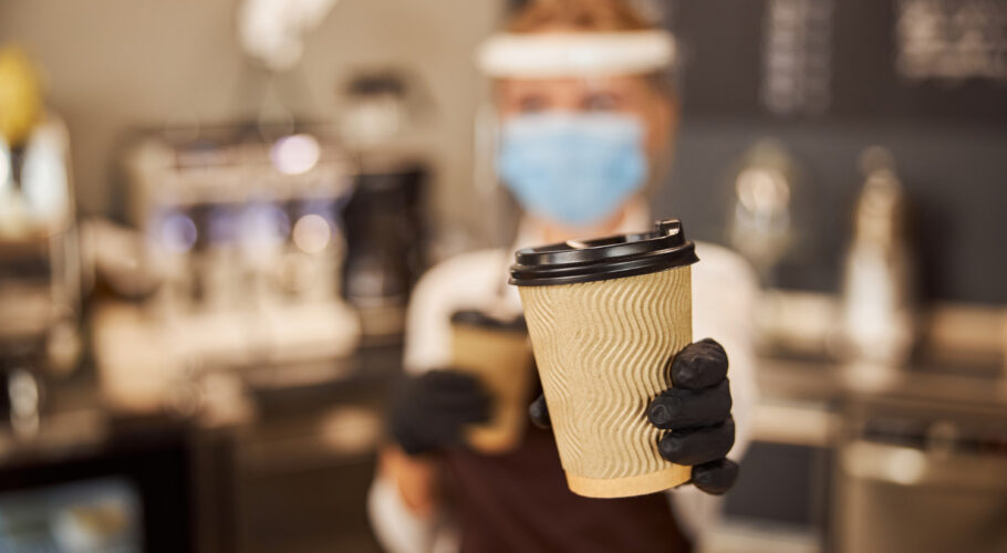 coffee shop mandatory face masks during lockdown