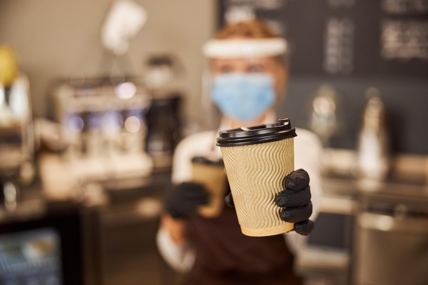 coffee shop mandatory face masks during lockdown