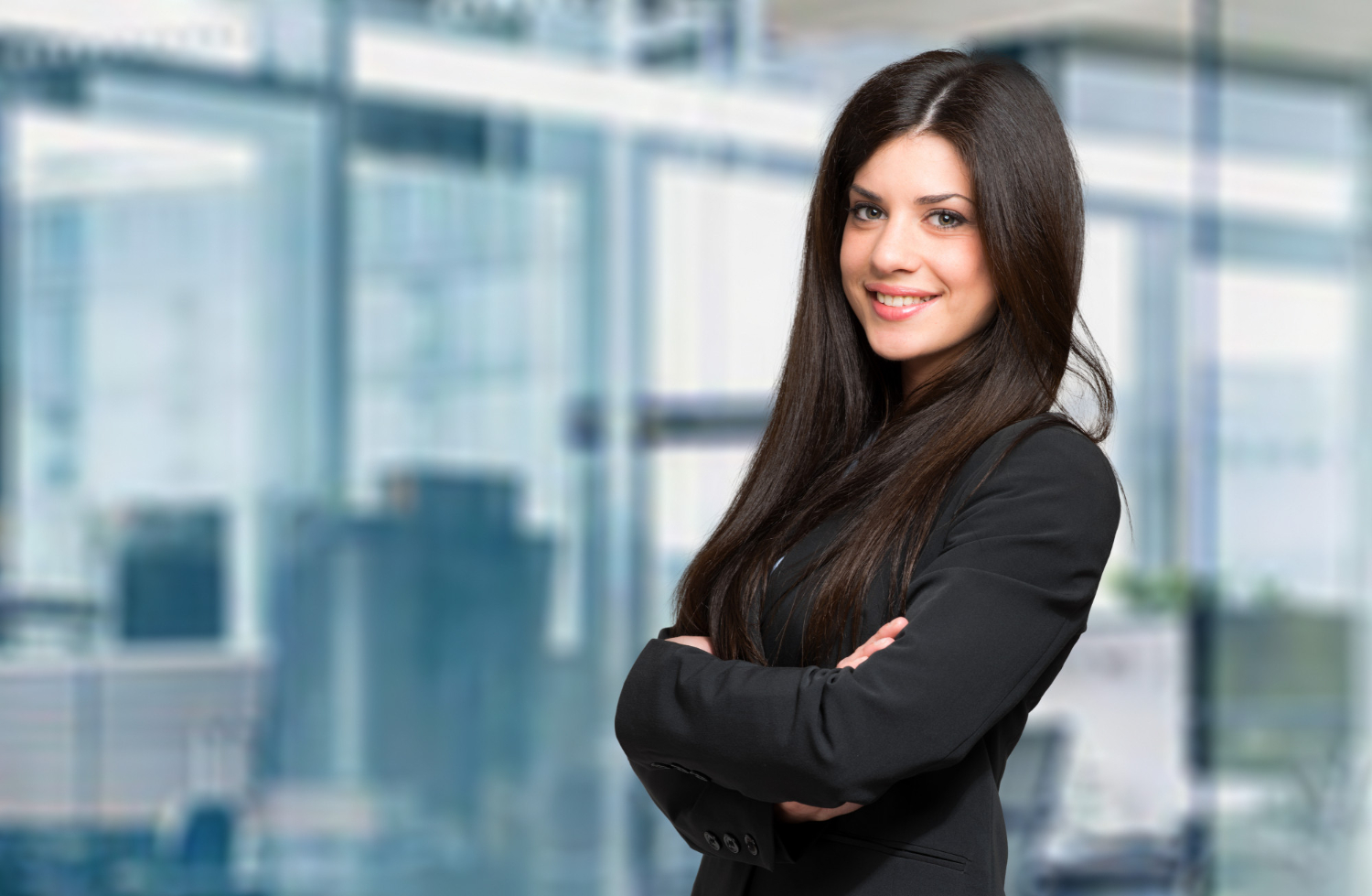 young female manager ready to interview candidates